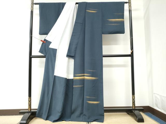 平和屋着物●訪問着 霞文 金彩 正絹 逸品 CABI2956yc