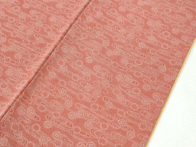 平和屋着物●江戸小紋 流水花文 ロング丈 正絹 逸品 CABI2960yc