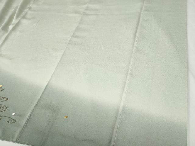 平和屋着物●訪問着 刺繍 流水舞花弁 暈し染め 金銀糸 正絹 逸品 CABI2963yc