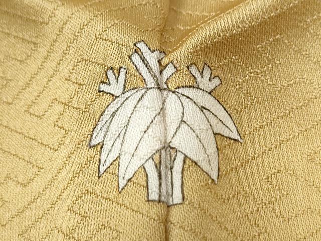 平和屋着物●訪問着 刺繍 飛鶴花唐草文 正絹 逸品 未使用 CABI2972yc