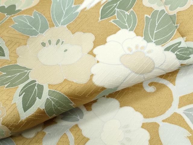 平和屋着物●訪問着 刺繍 飛鶴花唐草文 正絹 逸品 未使用 CABI2972yc