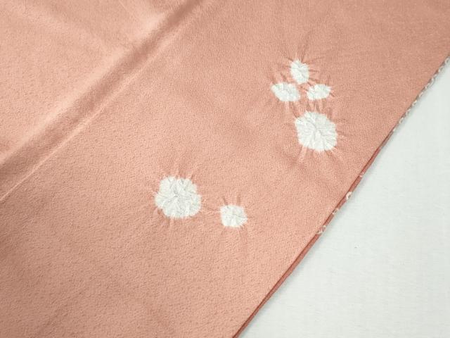 平和屋着物●訪問着 絞り 舞花文 正絹 逸品 未使用 CABI2994yc