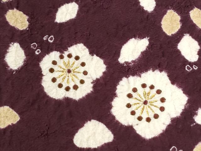 平和屋着物●訪問着 作家物 絞り 刺繍 流水舞花文 金彩 正絹 逸品 CABI3007yc
