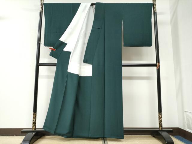 平和屋着物●本場奄美大島泥染 赤塚次男監修 色無地 百入茶色 証紙付き 正絹 逸品 CABI3014yc