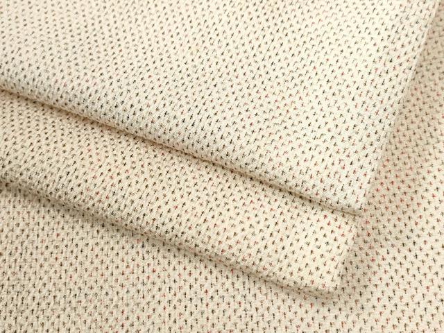 平和屋着物●本塩沢 蚊絣 正絹 逸品 CABI3020yc