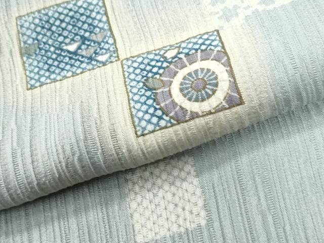 平和屋着物●上質な小紋 色紙花文 蛍暈し 正絹 逸品 CABI3041yc