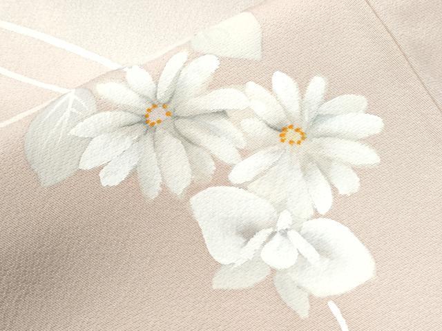 平和屋着物●訪問着 枝花文 暈し染め ロング丈 正絹 逸品 CABI3059yc