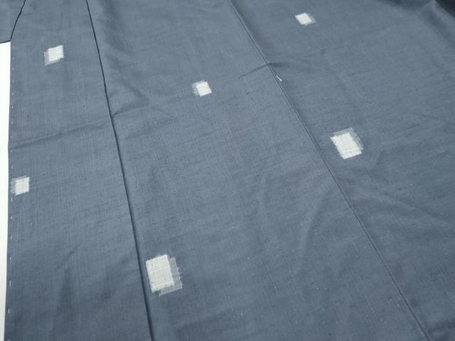 平和屋着物●上質な紬 色紙重ね文 正絹 逸品 未使用 CABI3064yc