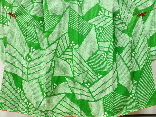平和屋着物●豪華振袖 総絞り 松葉文 正絹 逸品 CABI3068yc