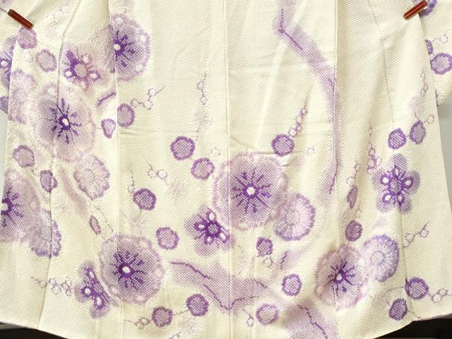 平和屋着物●豪華振袖 総絞り 枝梅文 正絹 逸品 CABI3069yc