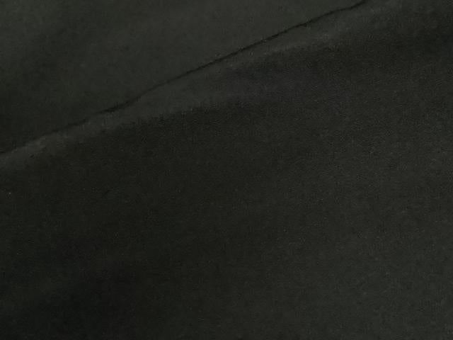 平和屋着物●男性 黒紋付 正絹 逸品 CABI3082yc