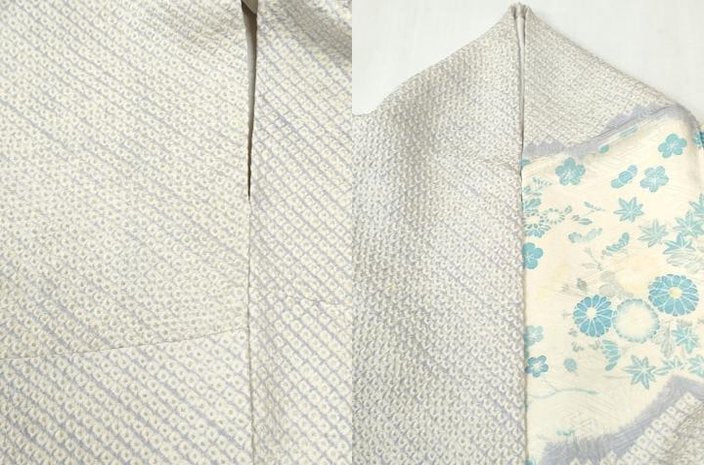 平和屋着物●訪問着 絞り 吉祥花文 正絹 逸品 CABI3089yc