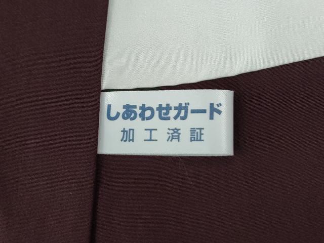 平和屋着物●訪問着 草花シルエット 正絹 逸品 未使用 CABI3092yc