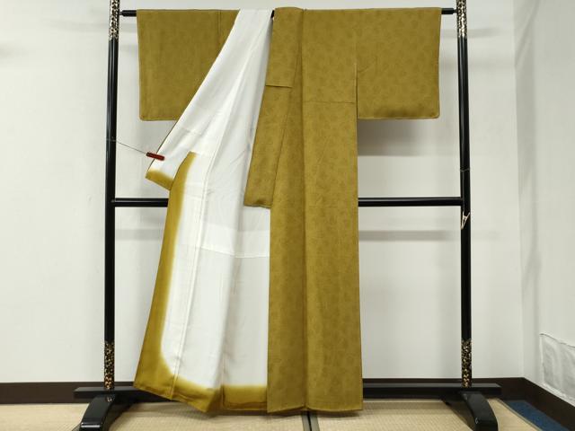 平和屋着物●重要無形文化財 人間国宝 中村勇二郎 江戸小紋 国宝平等院雲中供養菩薩像五十二 正絹 逸品 未使用 CABI3098yc