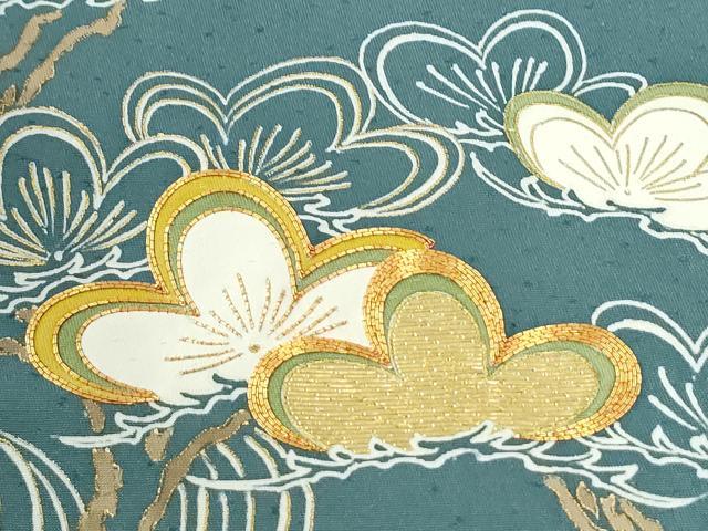 平和屋着物●創業460年・千總 色留袖 駒刺繍 竹屋町刺繍 浜松文 金彩 大丸扱い 正絹 逸品 CABI3106yc