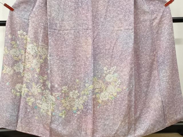 平和屋着物●訪問着 辻が花 絞り 暈し染め 正絹 逸品 CABI3122yc