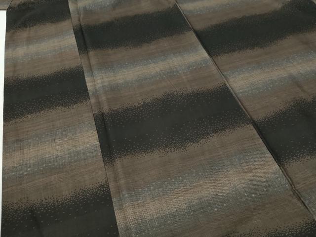 平和屋着物●本場大島紬 9マルキ 変わり市松文 正絹 逸品 CABI3137yc
