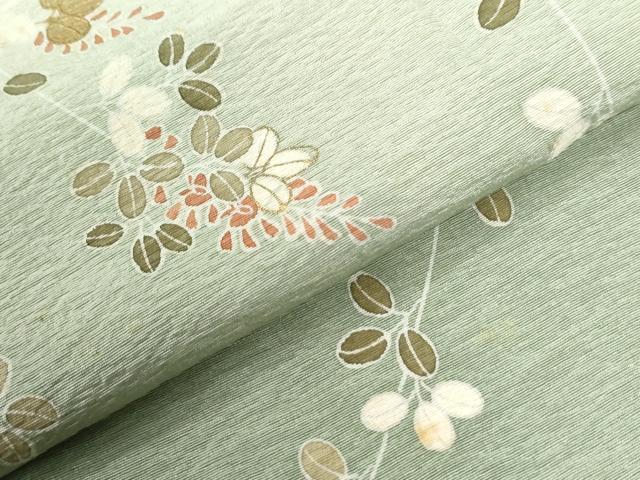 平和屋着物●訪問着 枝花文 暈し染め 金彩 正絹 逸品 CABI3141yc