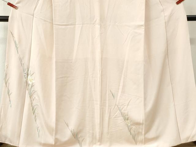 平和屋着物●訪問着 総刺繍 草花文 金彩 正絹 逸品 CABI3144yc