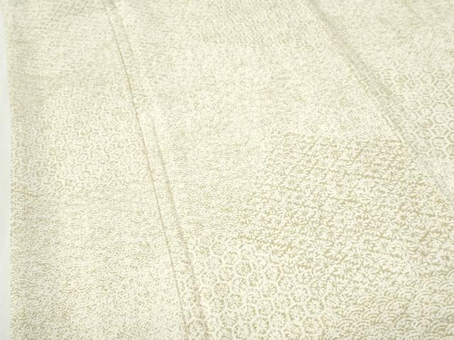 平和屋着物●上質な小紋 花菱吉祥文 正絹 逸品 未使用 CABI3160yc