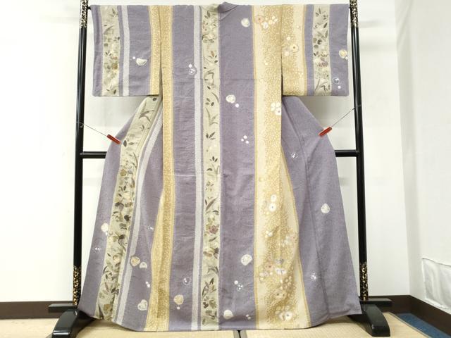 平和屋着物●訪問着 辻が花 絞り 正絹 逸品 CABI3220yc