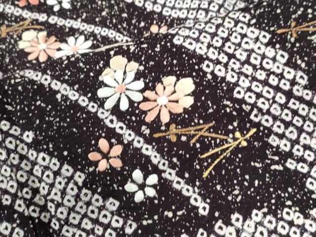 平和屋着物●訪問着 絞り 刺繍 吹き寄せ花文 たたき染め 正絹 逸品 未使用 CABI3245yc