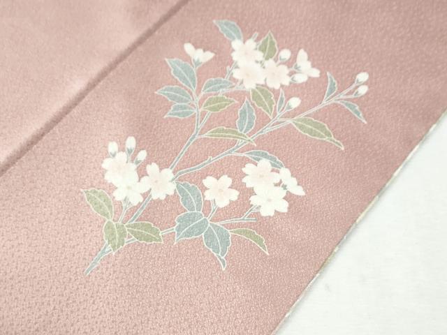 平和屋着物●訪問着 草花文 暈し染め 正絹 逸品 CABI3277yc