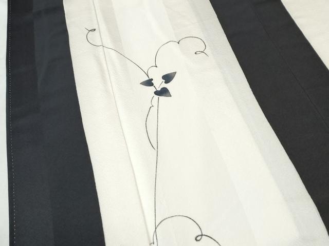 平和屋着物●上質な小紋 蔦の葉文 正絹 逸品 CABI3295yc