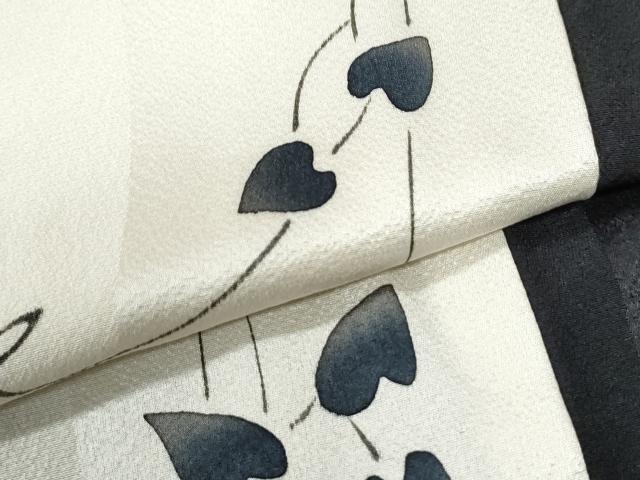 平和屋着物●上質な小紋 蔦の葉文 正絹 逸品 CABI3295yc