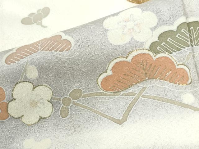 平和屋着物●訪問着 駒刺繍 エ霞花籠文 暈し染め 金彩 正絹 逸品 CABI3299yc