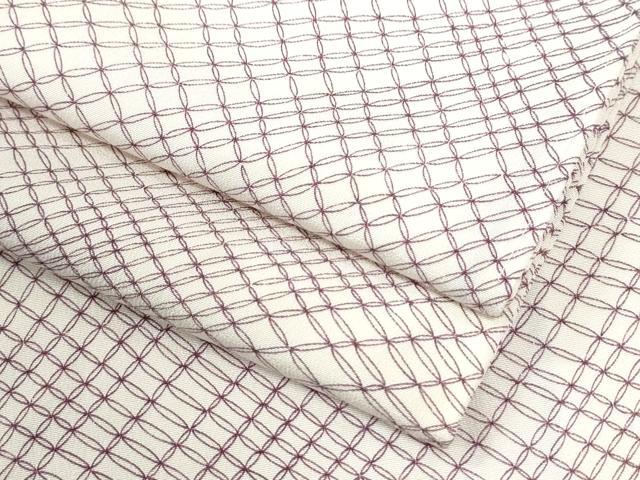 平和屋着物●上質な小紋 変わり七宝文 ロング丈 正絹 逸品 未使用 CABI3324yc