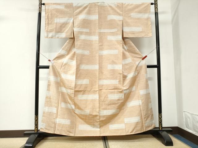 平和屋着物●上質な紬 短冊吉祥文 正絹 逸品 未使用 CABI3328yc