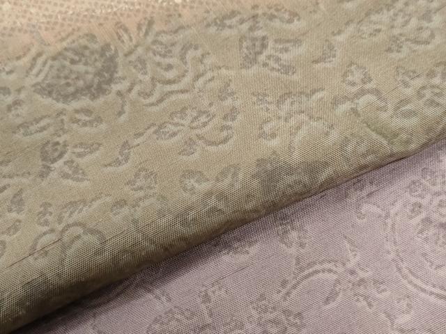 平和屋着物●訪問着 紬地 更紗花唐草文 金彩 正絹 逸品 未使用 CABI3339yc