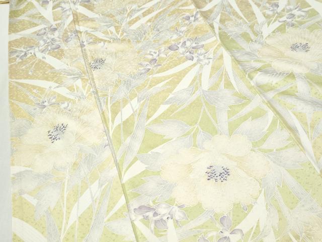 平和屋着物●上質な小紋 草花文 暈し染め 正絹 逸品 CABI3340yc