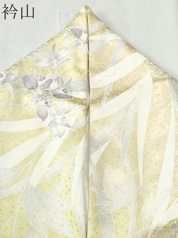平和屋着物●上質な小紋 草花文 暈し染め 正絹 逸品 CABI3340yc