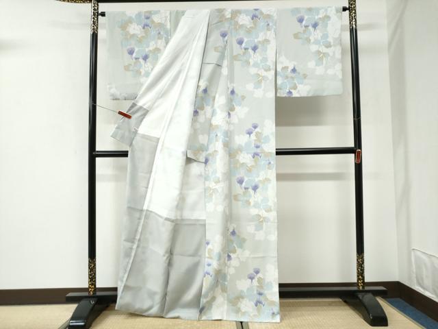 平和屋着物●小紋 草花文 やまと誂製 洗える着物 CABI3345yc
