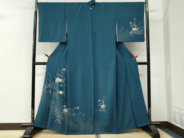 平和屋着物●訪問着 枝花文 金彩 正絹 逸品 CABI3375yc