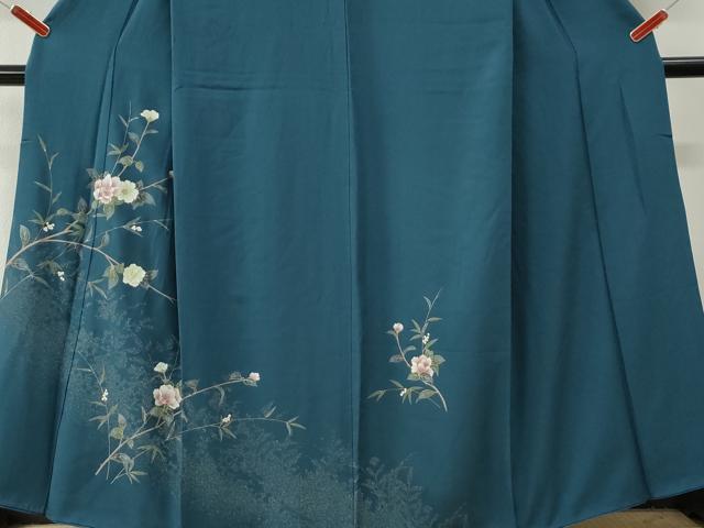 平和屋着物●訪問着 枝花文 金彩 正絹 逸品 CABI3375yc