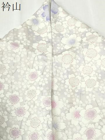 平和屋着物●訪問着 舞桜文 暈し染め 正絹 逸品 CABI3378yc