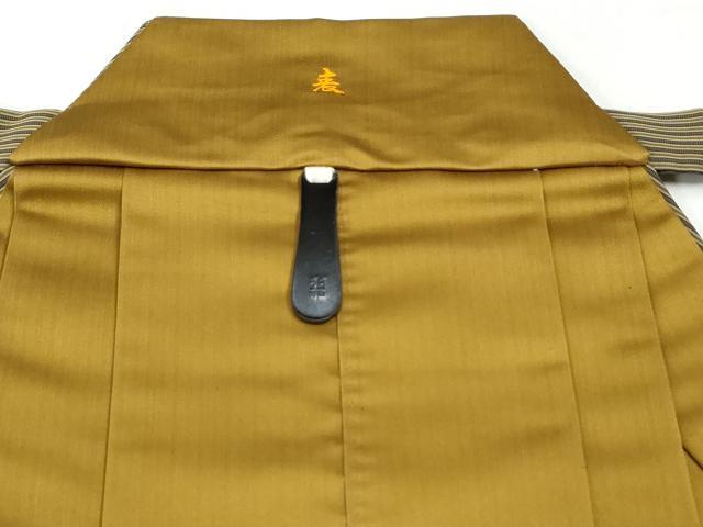 平和屋着物●男性 行灯袴 間道 正絹 逸品 CABI3405yc