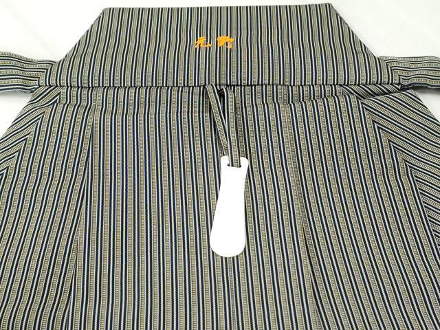 平和屋着物●男性 行灯袴 間道 正絹 逸品 CABI3406yc
