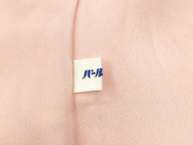 平和屋着物●上質な小紋 地紋起こし 舞花文 反端付き 正絹 逸品 CABI3418yc
