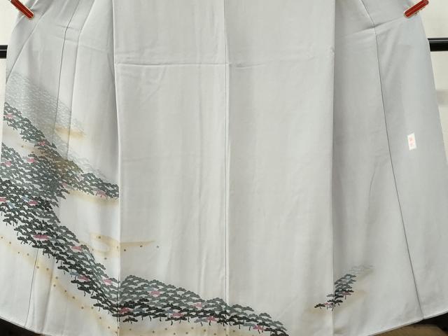 平和屋着物●訪問着 作家物 エ霞松箔散らし 暈し染め 金彩 正絹 逸品 CABI3443yc