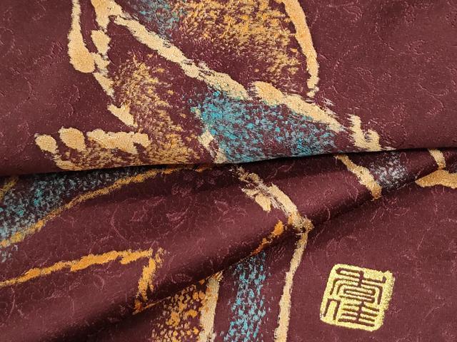 平和屋着物●上質な小紋 作家物 正絹 逸品 CABI3444yc