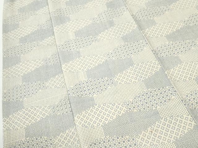 平和屋着物●本塩沢 吉祥文 正絹 逸品 CABI3446yc