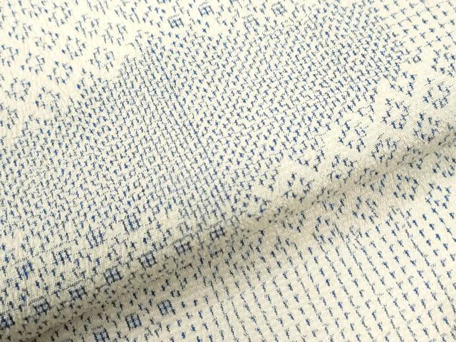 平和屋着物●本塩沢 吉祥文 正絹 逸品 CABI3446yc