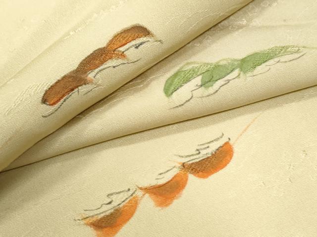 平和屋着物●上質な小紋 地紋起こし 松 正絹 逸品 CABI3449yc