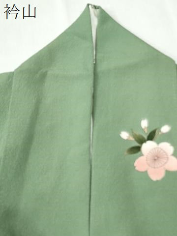 平和屋着物●皇室デザイナー 中村乃武夫 訪問着 舞桜文 金彩 正絹 逸品 CABI3485yc
