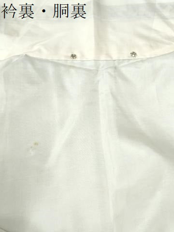 平和屋着物●上質な小紋 紬地 型染め 草花文 正絹 逸品 CABI3490yc