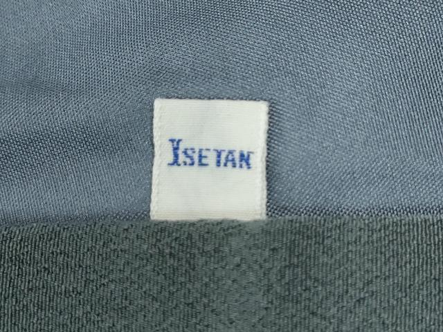 平和屋着物●男性 色無地 山鳩色 伊勢丹扱い 正絹 逸品 CABI3494yc